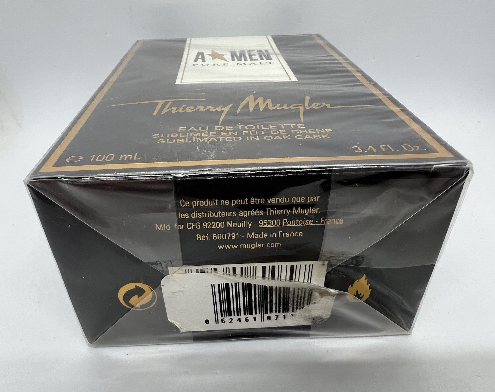 Thierry Mugler Pure Malt EDT 100ml/3.4oz Discontinued (SEALED) 2015 Batch5