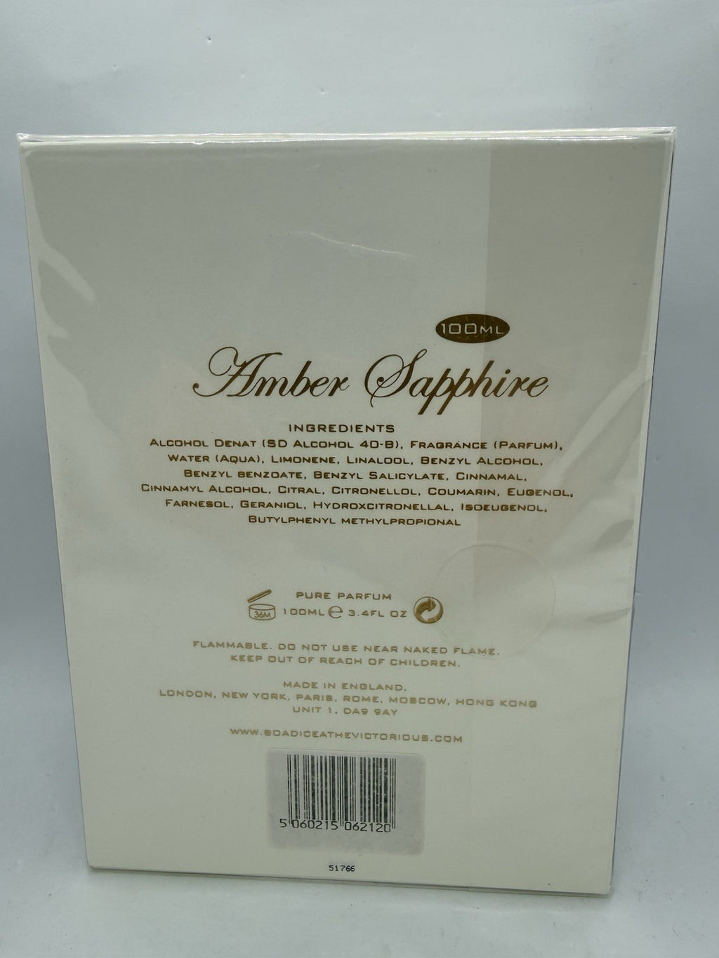 Amber sapphire edp Boadicea the Victorious (BTV) 100ml/3.4oz BNIB12