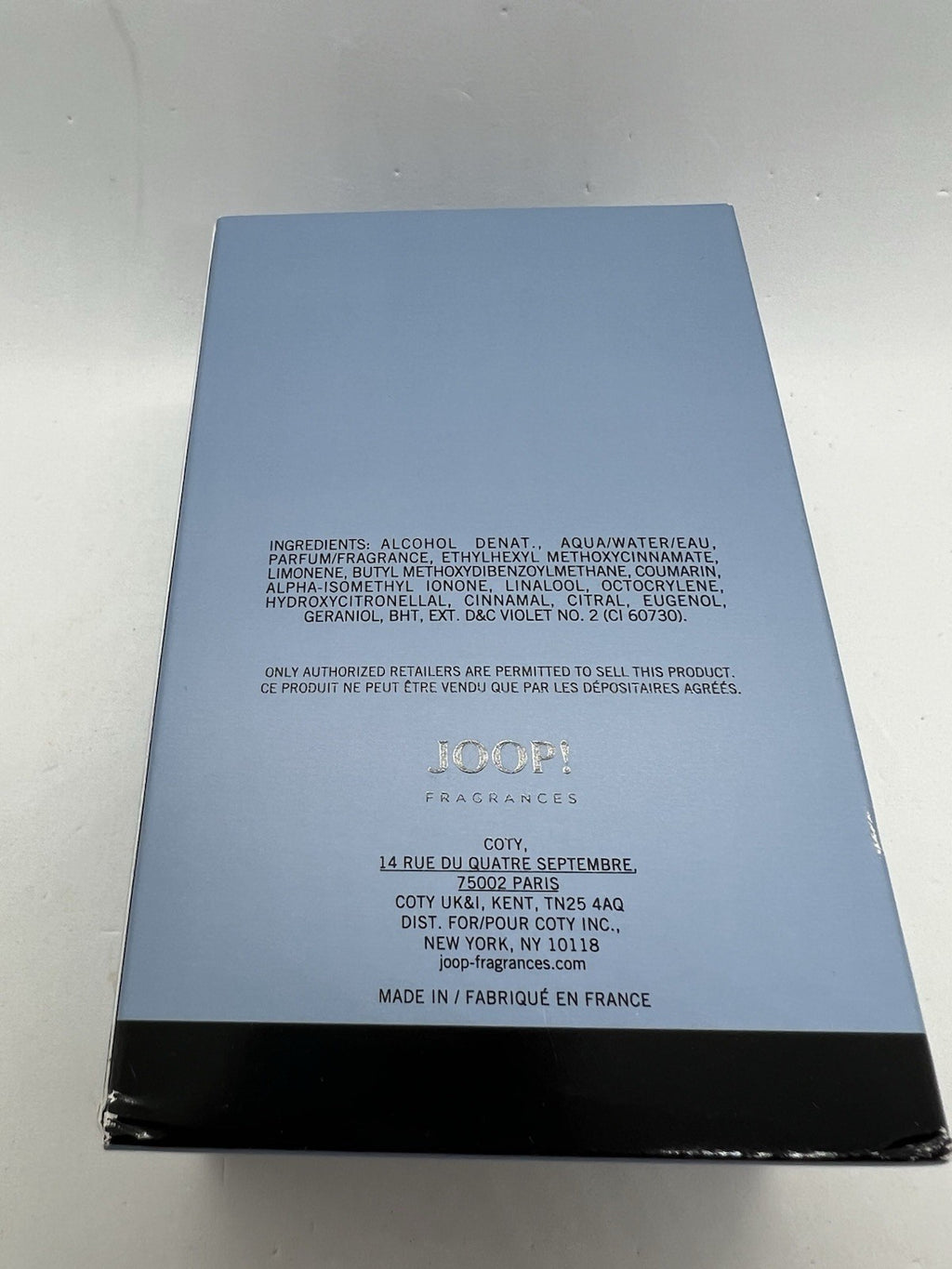 Joop! Homme ICE EDT  4 oz/120ml RARE HTF DISCONTINUED6
