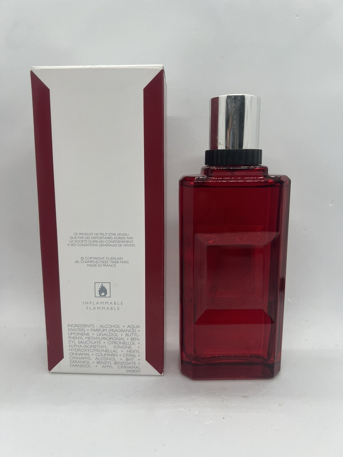 Guerlain Habit Rouge sport  Edt  3.4oz / 100ml Rare & Discontinued ( Open Box )1