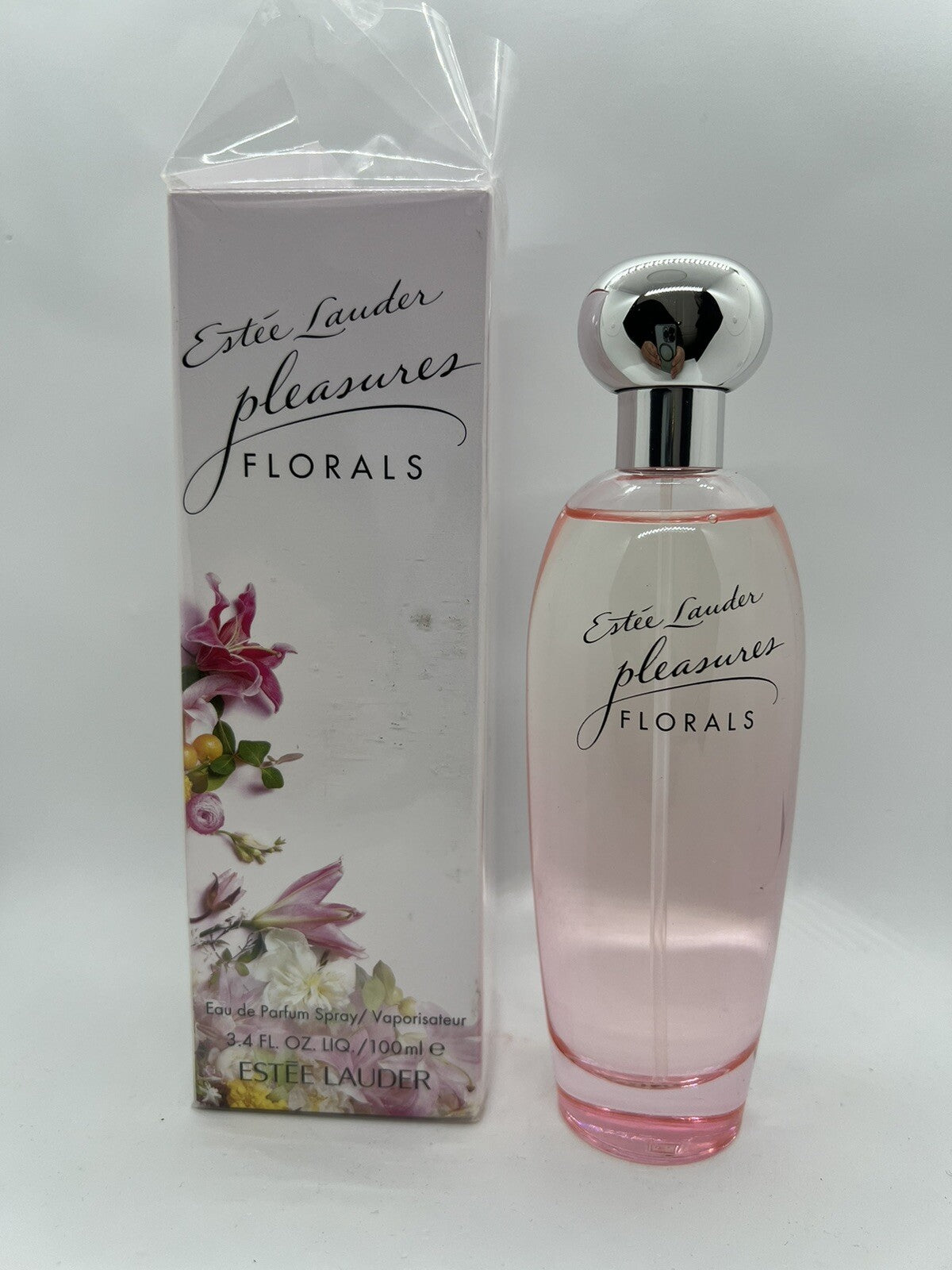 Pleasures Florals Edp by Estee Lauder 100ml/3.4oz Discontinued Rare Open Box0