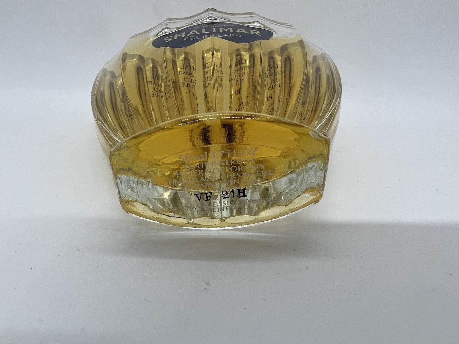 GUERLAIN SHALIMAR EDT 1.7OZ/50ML VINTAGE TESTER NO CAP NO BOX3