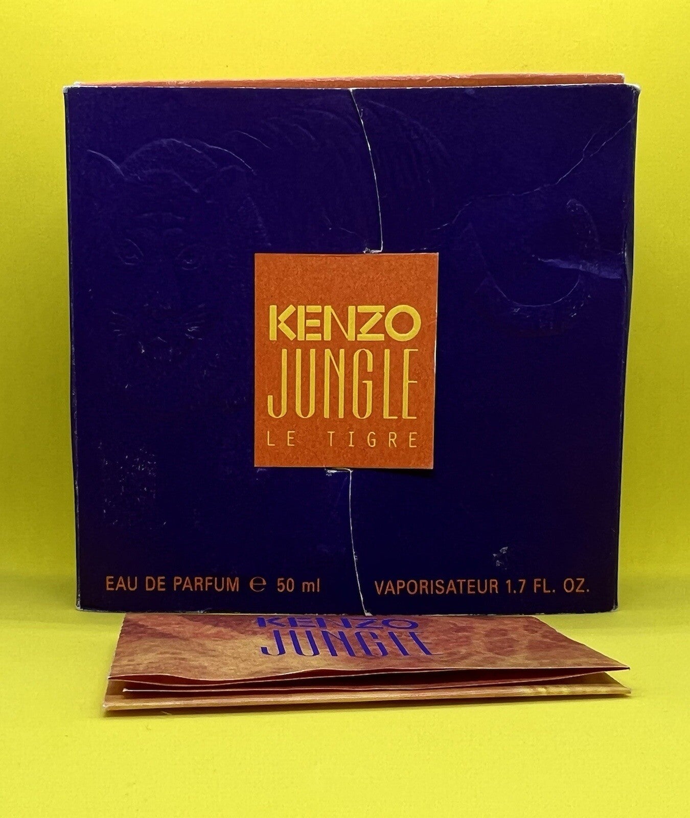 Kenzo Jungle Le Tigre EDP  1.7 oz / 50 ml Tiger Discontinued See Photos HTF3