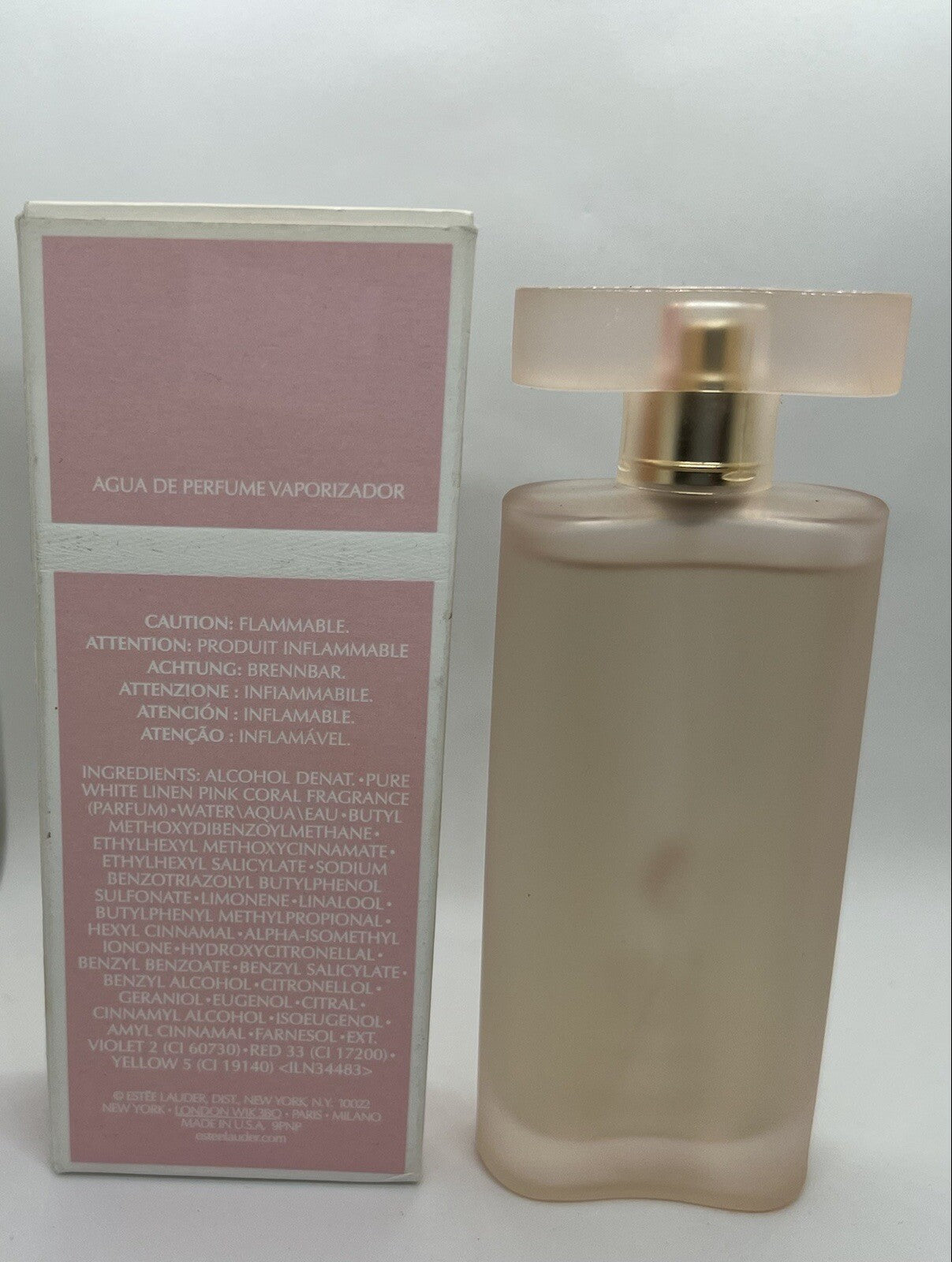 Pure White Linen Pink Coral Edp By Estee Lauder 1.7oz/50ml Discontinued Rare1