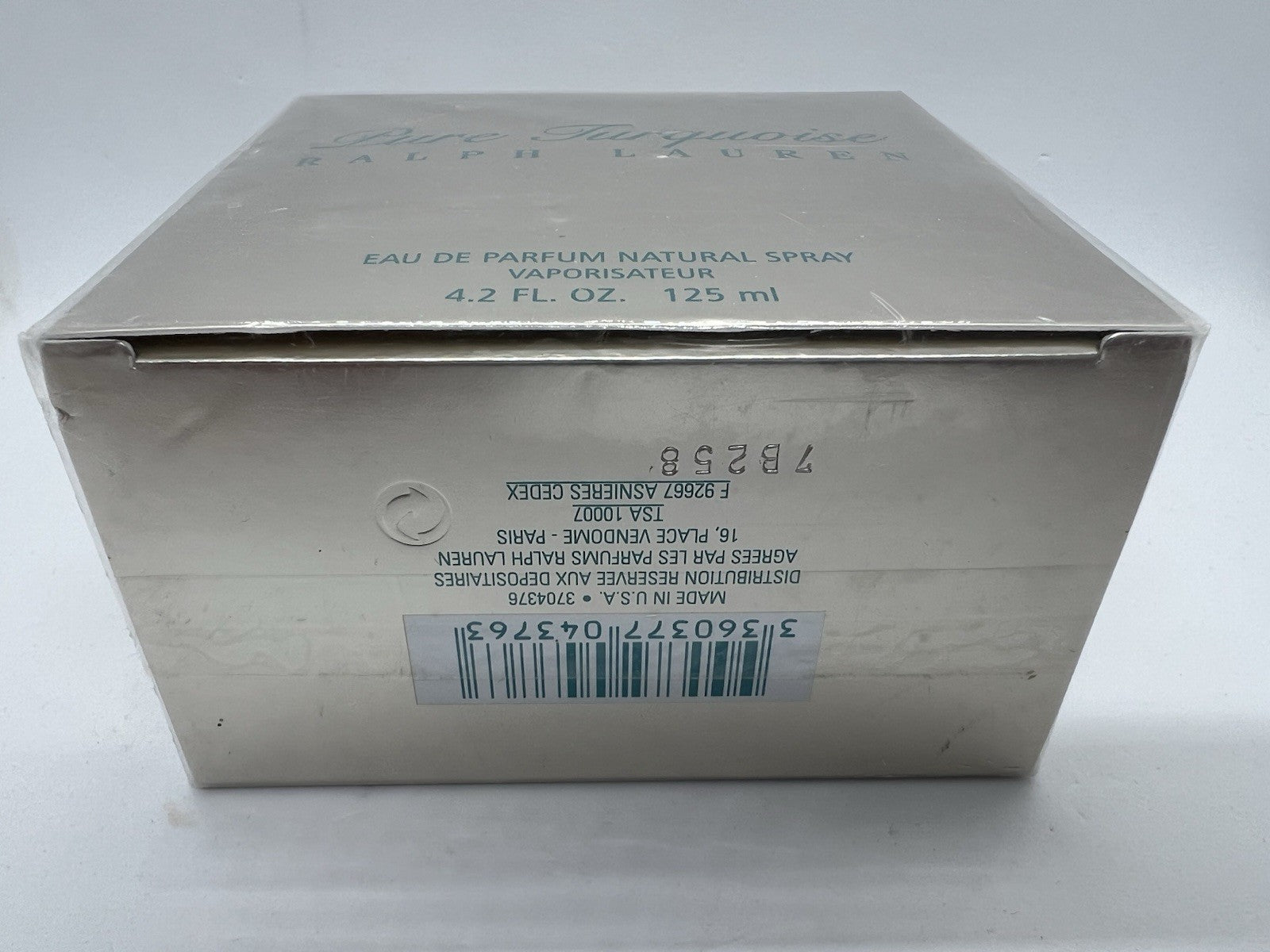 Pure Turquoise edp By Ralph Lauren 125ml/4.2 Oz (Discontinue & Rare) SEALED.4