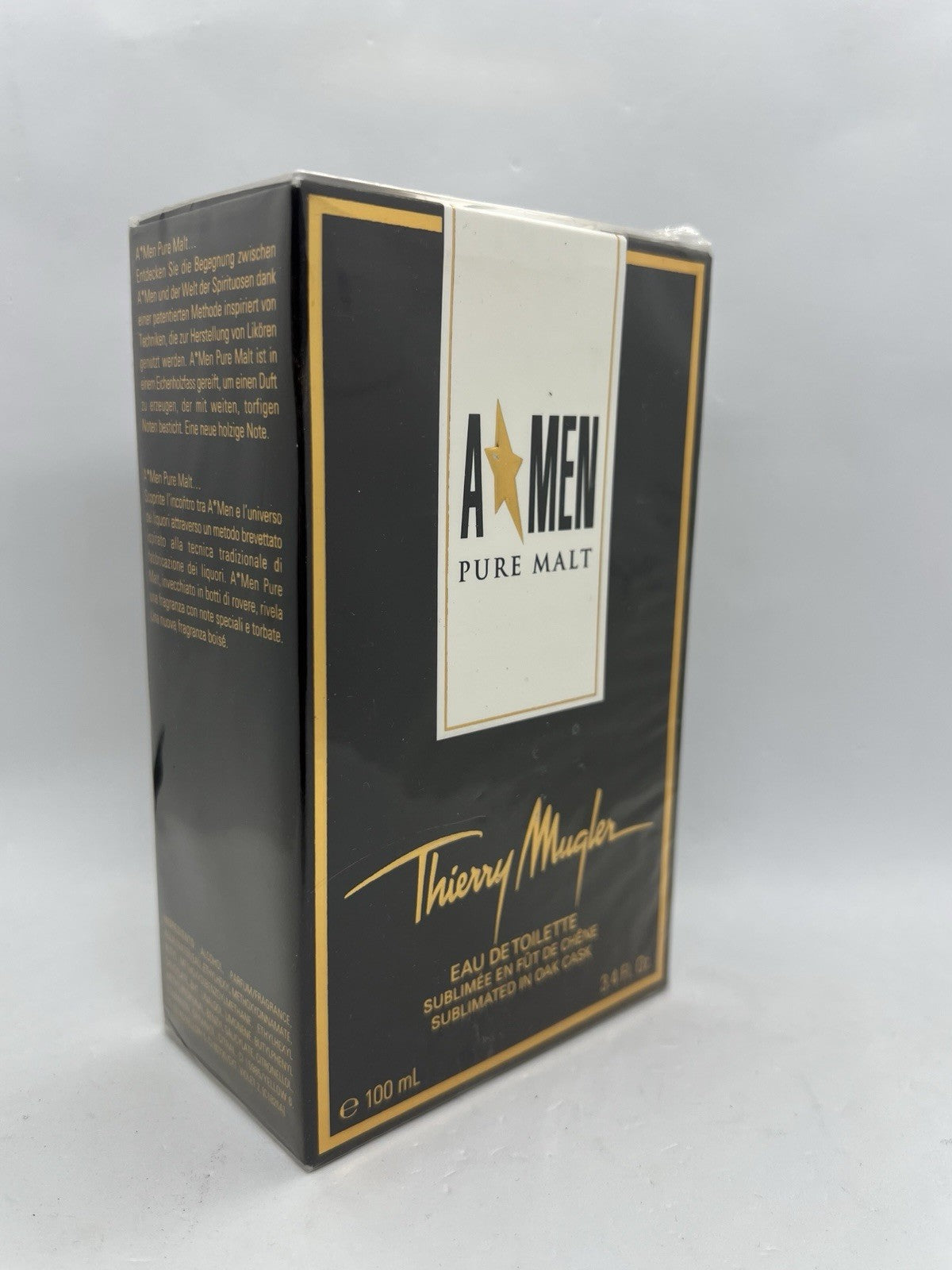 Thierry Mugler Pure Malt EDT 100ml/3.4oz Discontinued (SEALED) 2015 Batch0