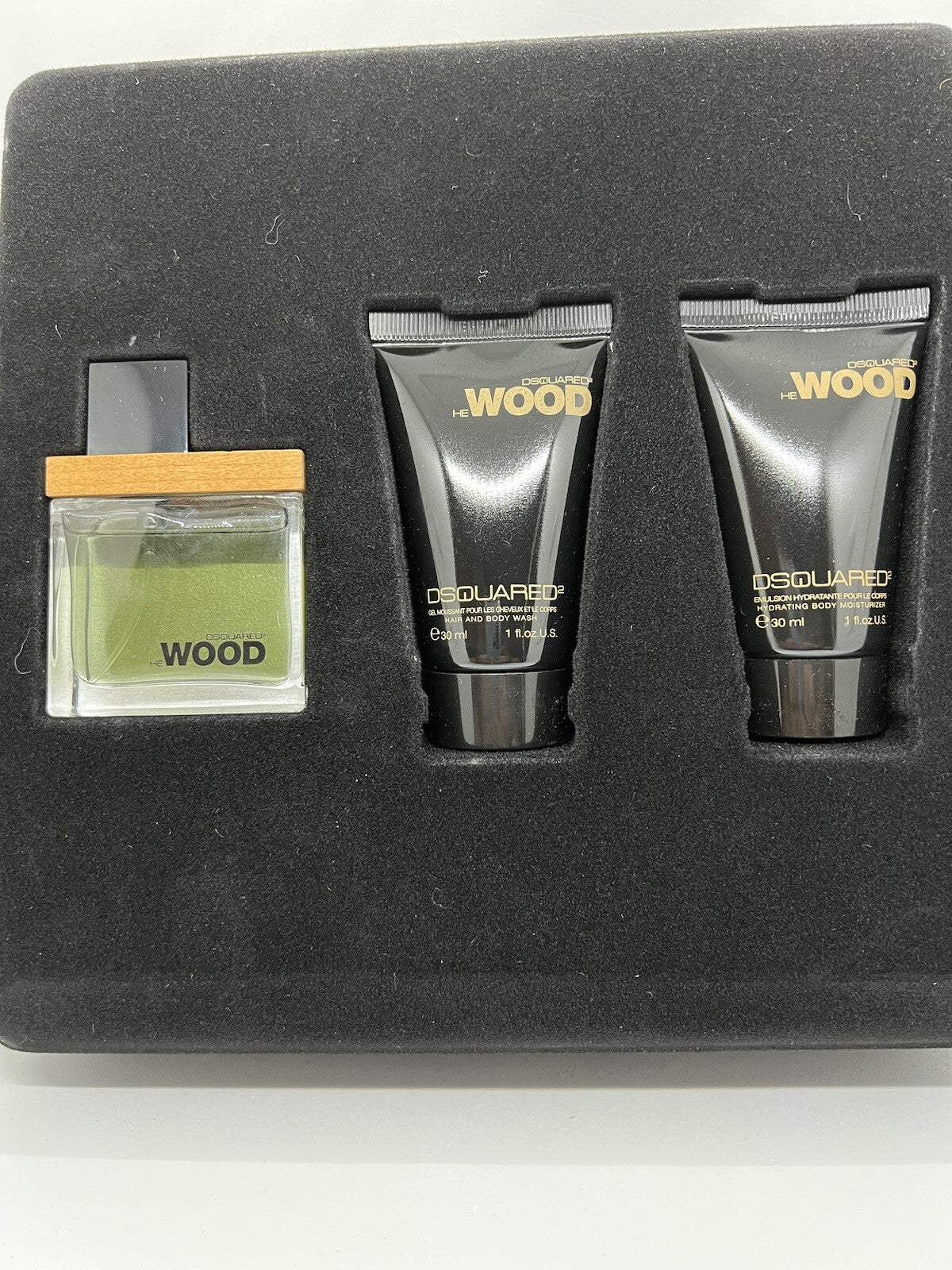 Dsquared² He Wood Gift Set  EDT 30ml + Hair/Body Wash 30ml + Moisturizer 30ml4