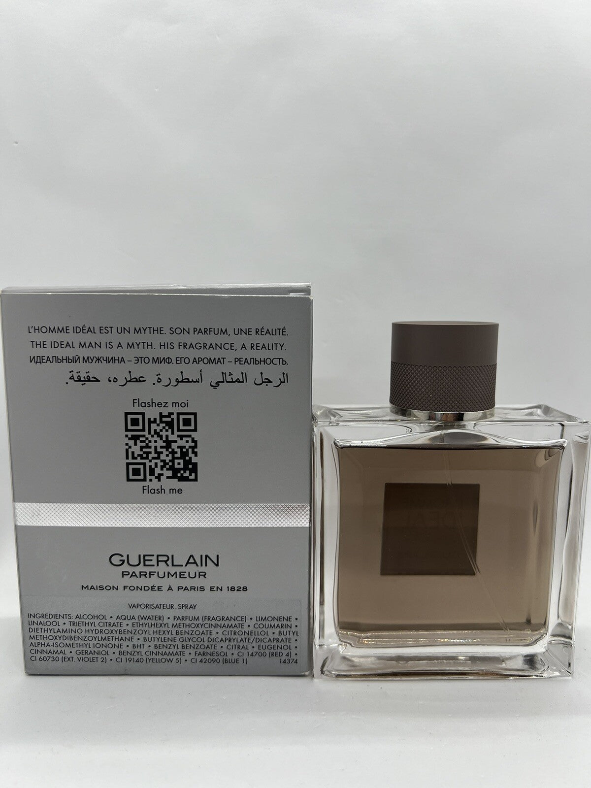 Guerlain L'Homme Ideal Edp  3.3 oz./ 100ml Brown Cap See Pics1