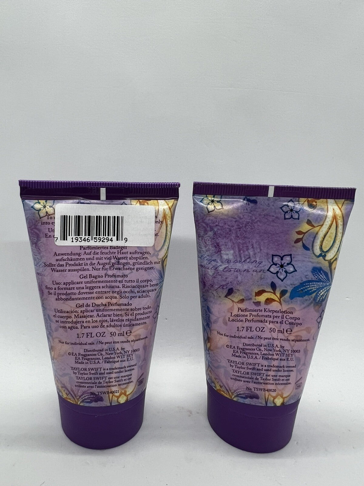 2x50ml Taylor Swift Wonderstruck Scented Bath Gel+scented Body Lotion No Box4
