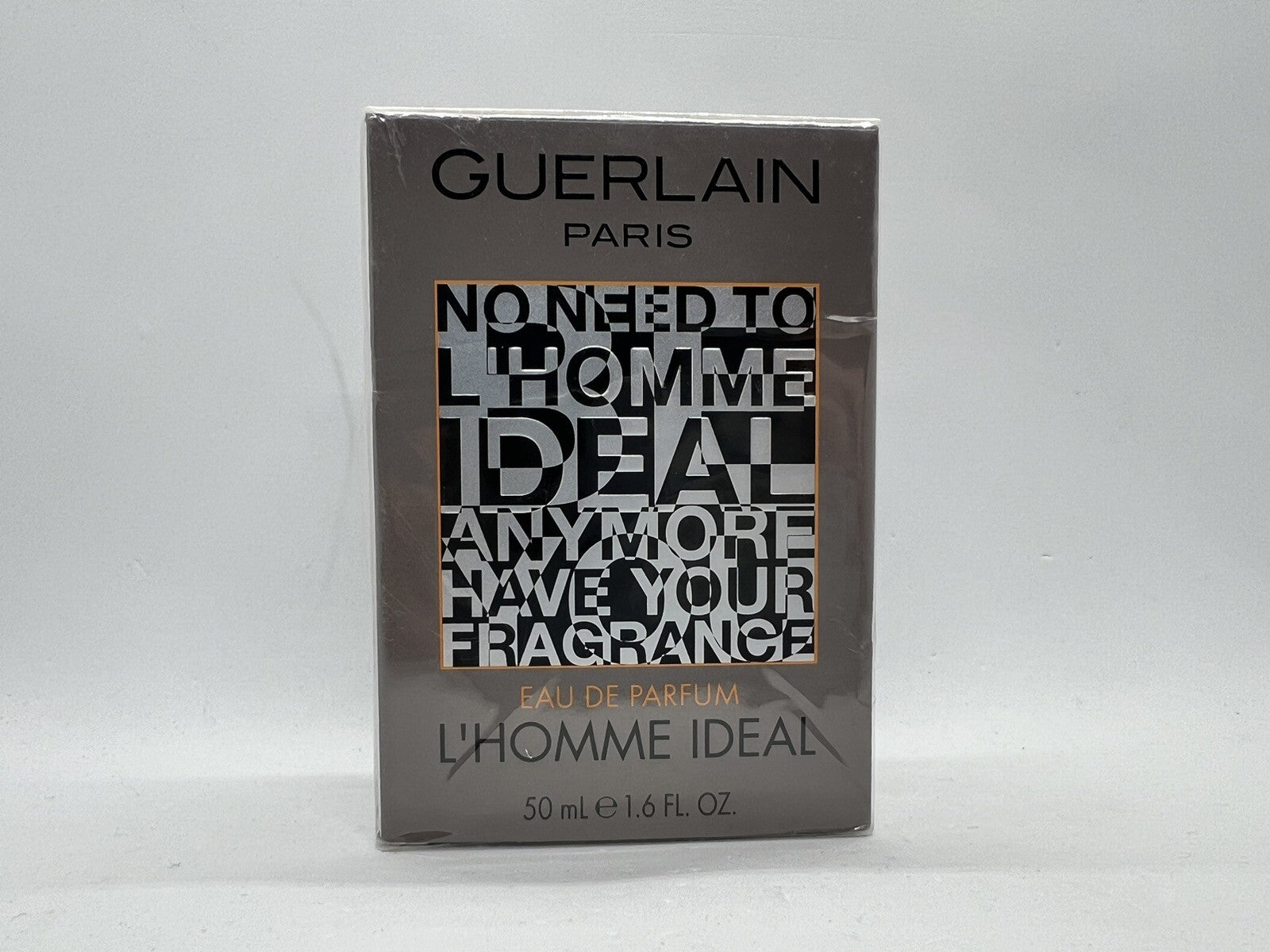 Guerlain L'Homme Ideal Edp  1.6 oz./ 50ml Brown Cap 2016 Batch. BNIB.0