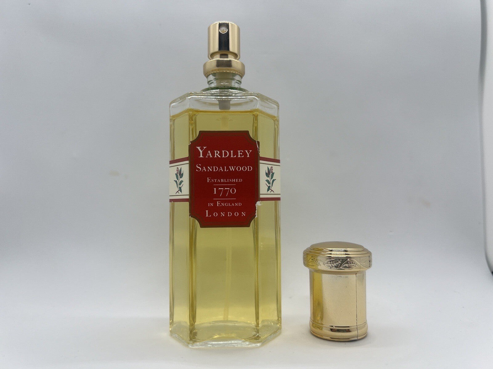 Yardley Sandalwood Edt 120ml/4 oz Rare HTF No box  Vintage see pics1