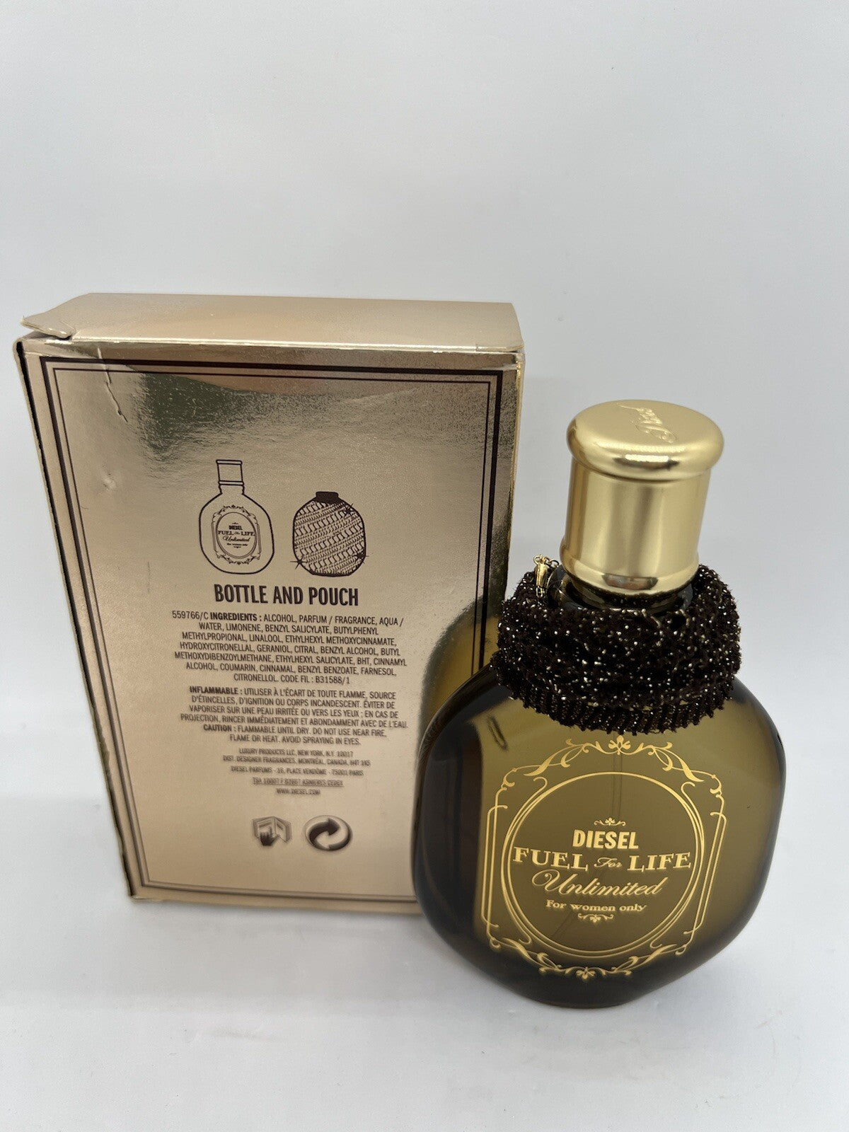 Diesel Fuel For Life Unlimited EDP 50ml -1.7 Oz Discontinued & Rare See Photos1