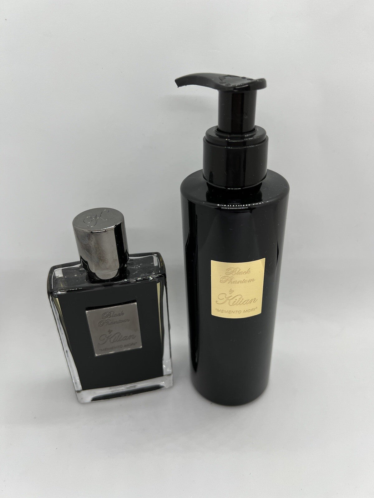 Black Phantom Memento Mori by Kilian 1.7 Oz/50ml Edp  Grey Cap+200ml Lotion3