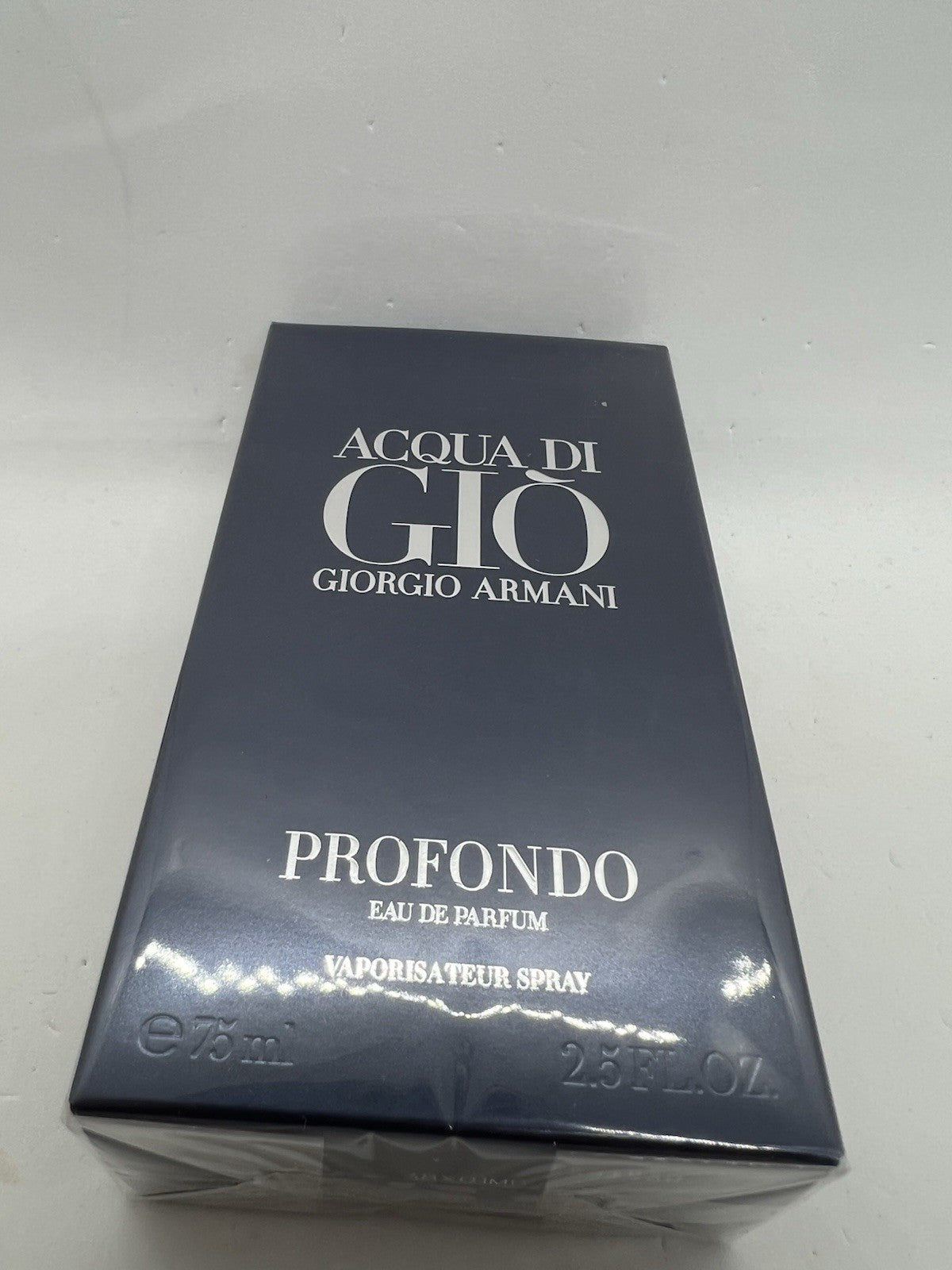 Armani Acqua Di Gio Profondo edp  75ml/2.5 Oz  (SEALED) Older Packaging.1
