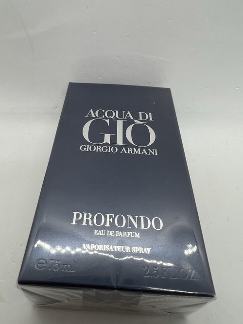 Armani Acqua Di Gio Profondo edp  75ml/2.5 Oz  (SEALED) Older Packaging.1