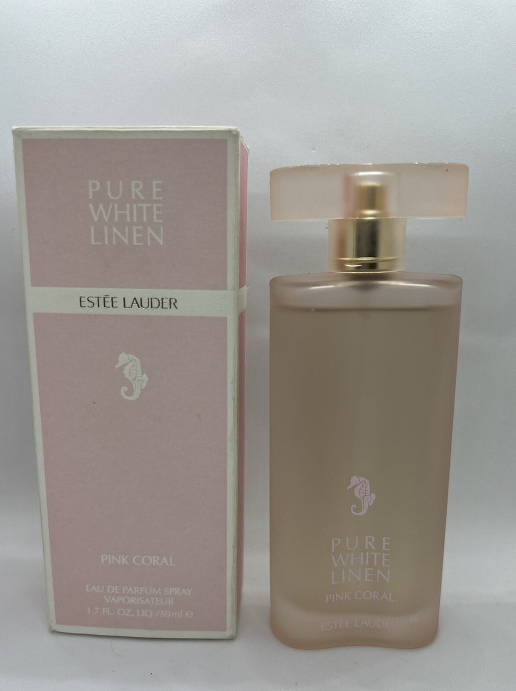 Pure White Linen Pink Coral Edp By Estee Lauder 1.7oz/50ml Discontinued Rare0