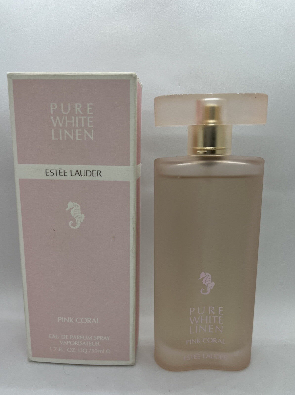 Pure White Linen Pink Coral Edp By Estee Lauder 1.7oz/50ml Discontinued Rare0