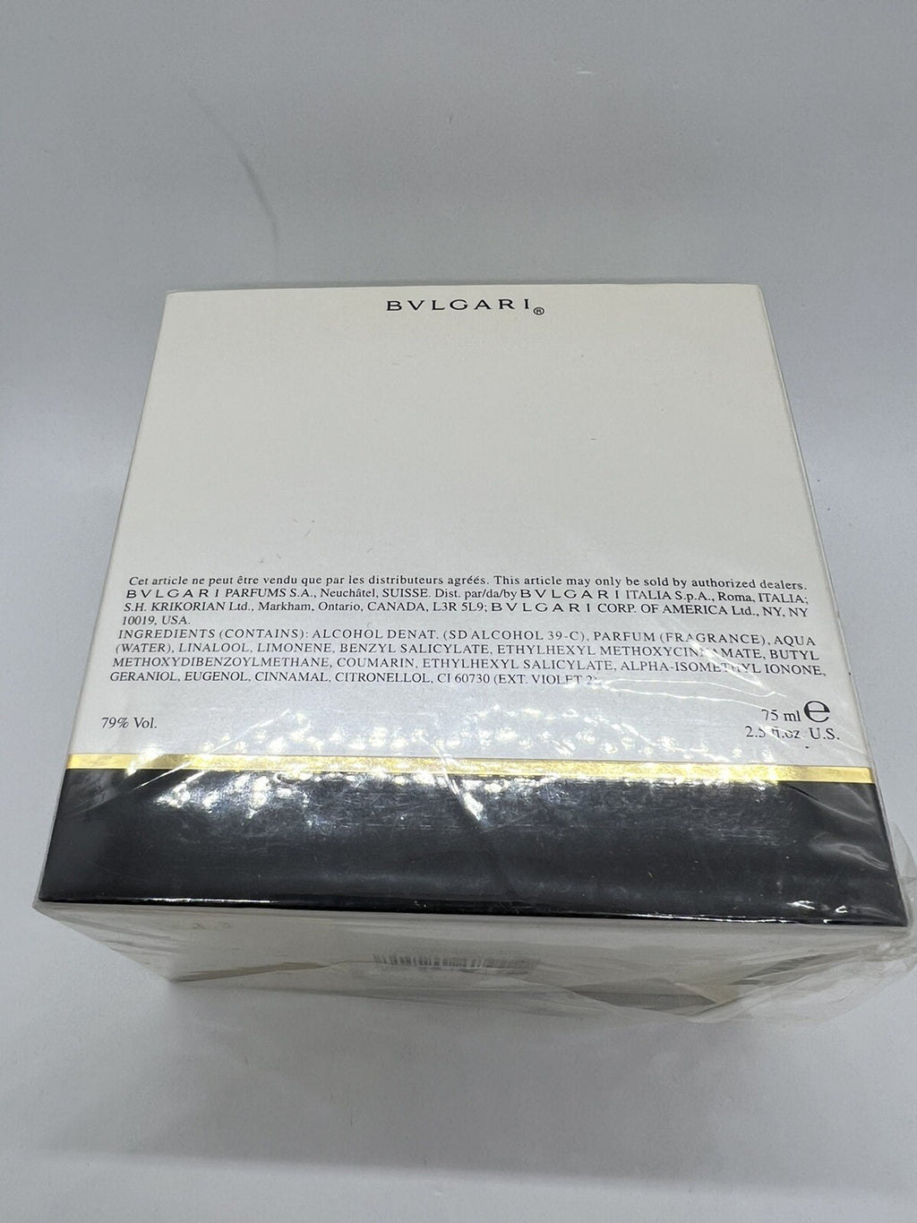 BVLGARI Mon Jasmin Noir The Essence Of A Jeweller Edp 75ml Rare BNIB3