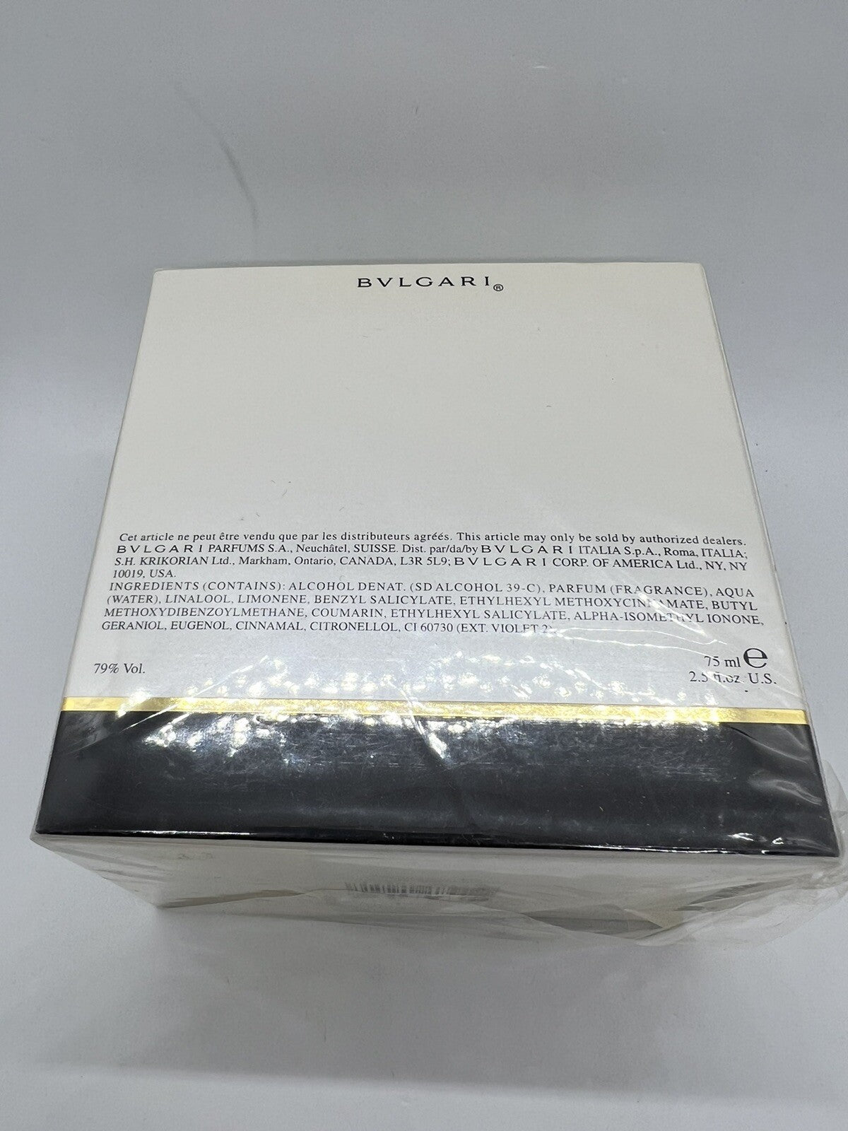 BVLGARI Mon Jasmin Noir The Essence Of A Jeweller Edp 75ml Rare BNIB3