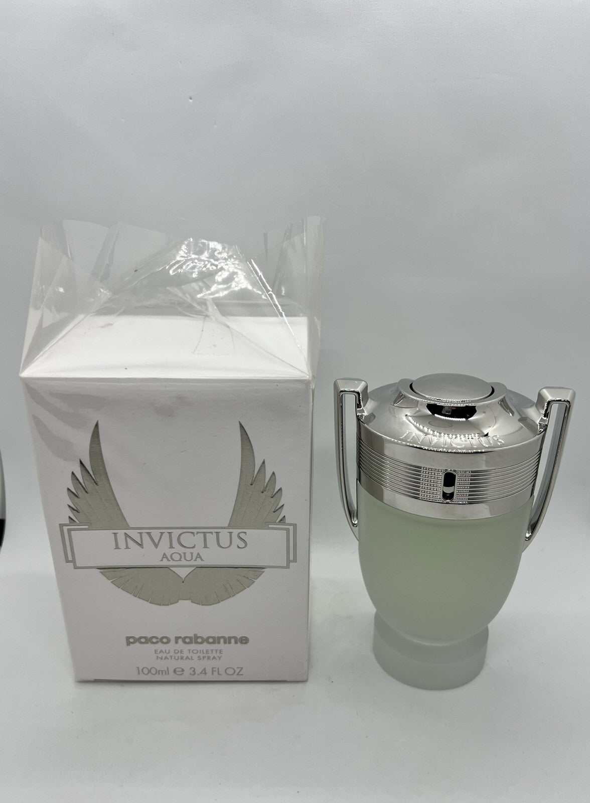 Paco Rabanne  Invictus Aqua  Edt 100ml/3.4 oz 2016 Version Discontinued0