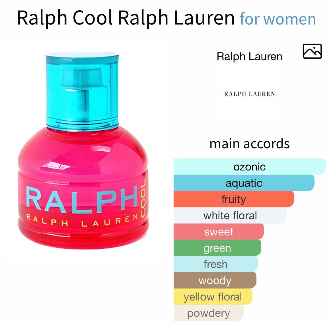 Lauren Cool edt By Ralph Lauren 50ml/1.7 Oz Discontinued & Rare (See Pix)6