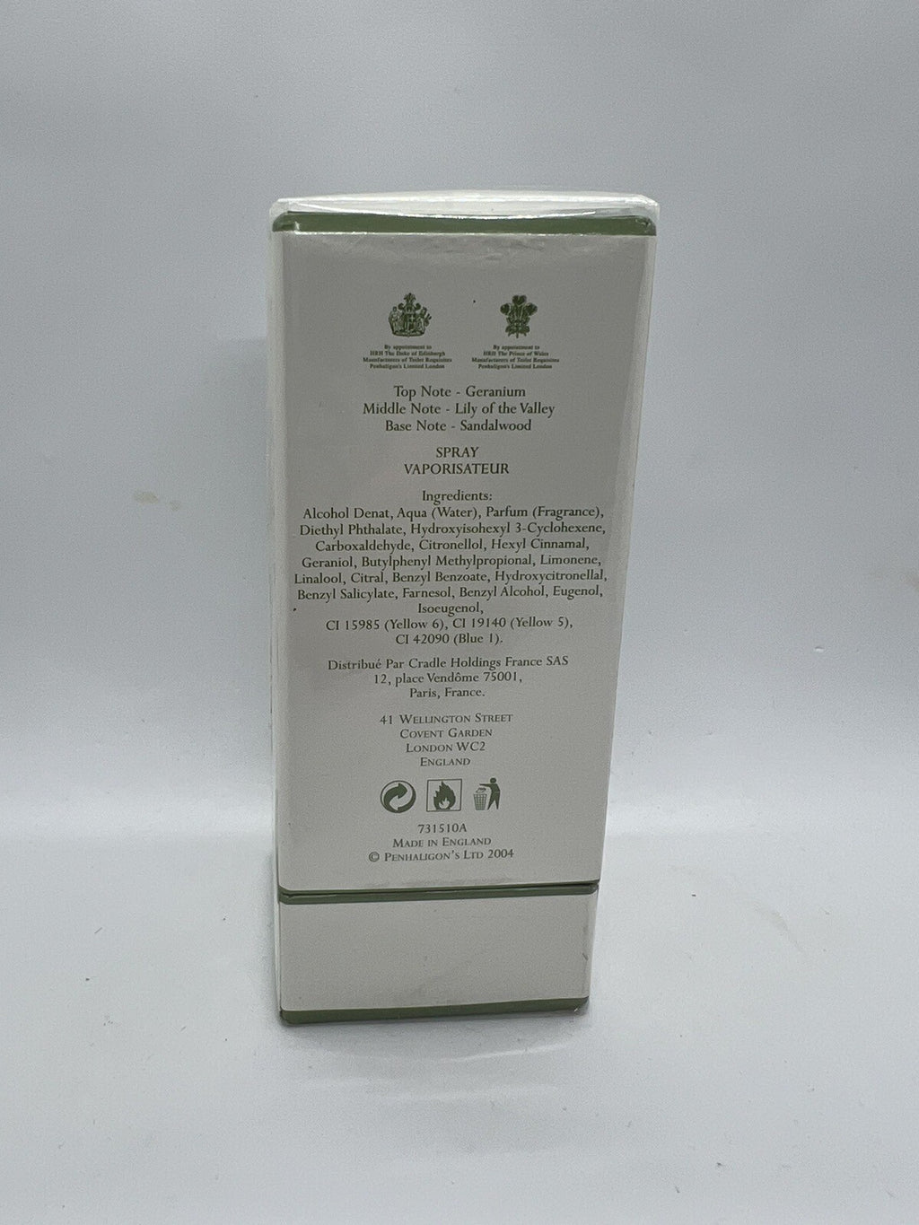Penhaligon's Lily of the Valley Edt  3.3oz/100mL + Talcum Powder 100g (edt Open)14