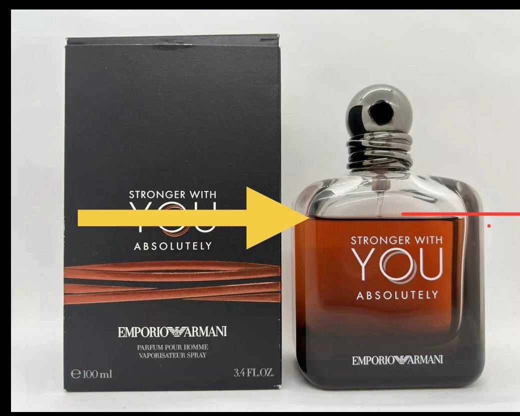 Stronger with You Absolutely Parfum Pour Homme By Giorgio Armani 100ml (See Pix)1