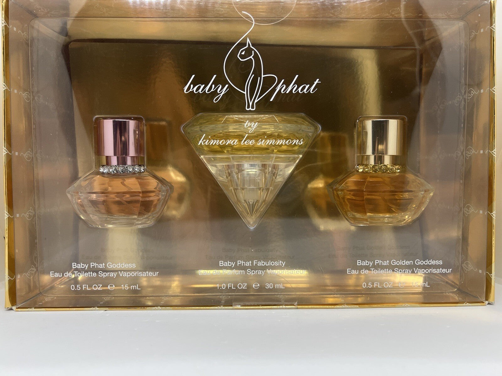 Baby Phat By Kimora Lee Simmons Gift Set (Goddess, Fabulously, Golden Goddess)0