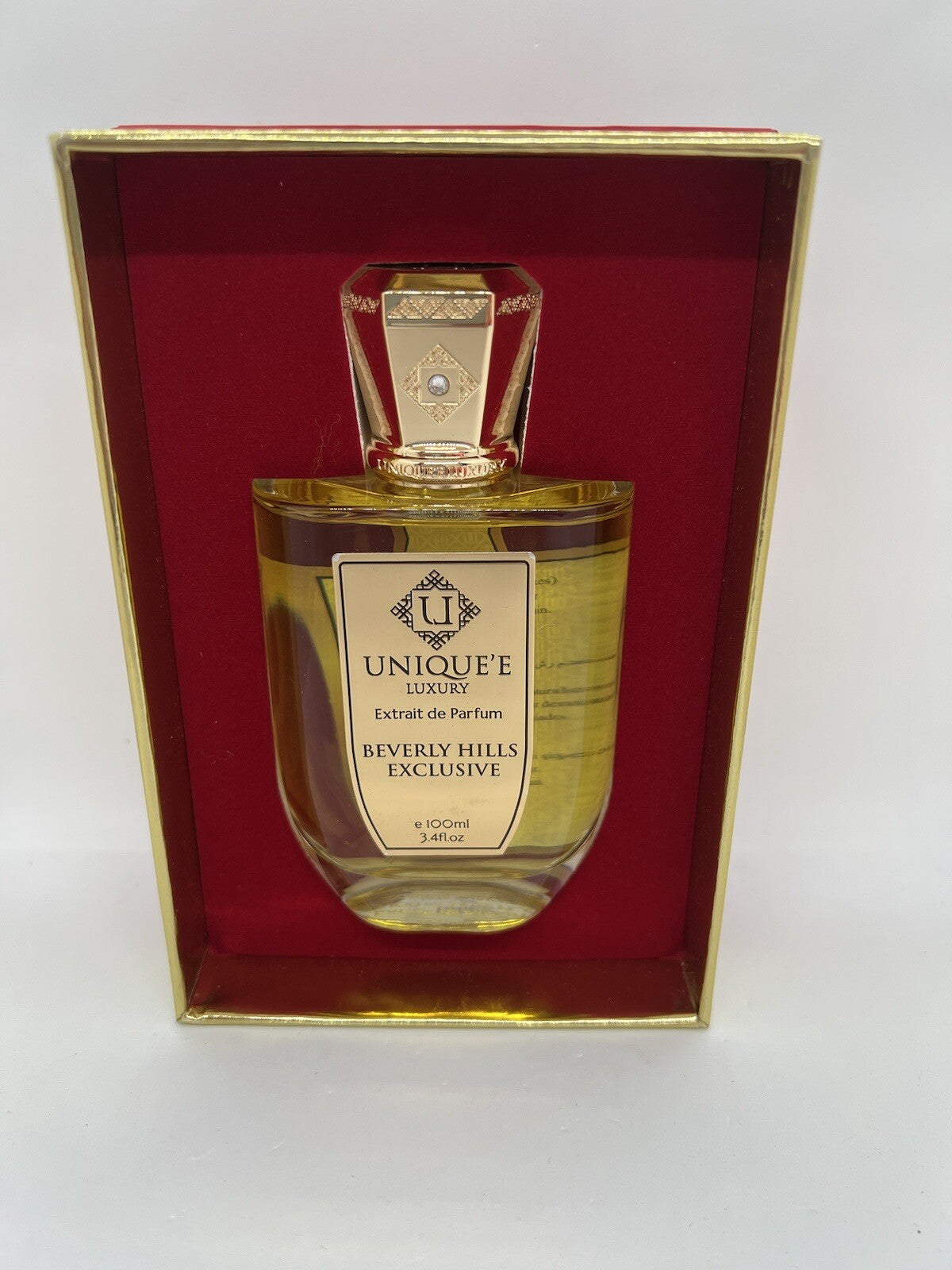 UNIQUE'E LUXURY BEVERLY HILLS EXCLUSIVE EXTRAIT DE PARFUM 100ML OPEN BOX SEE PIC1