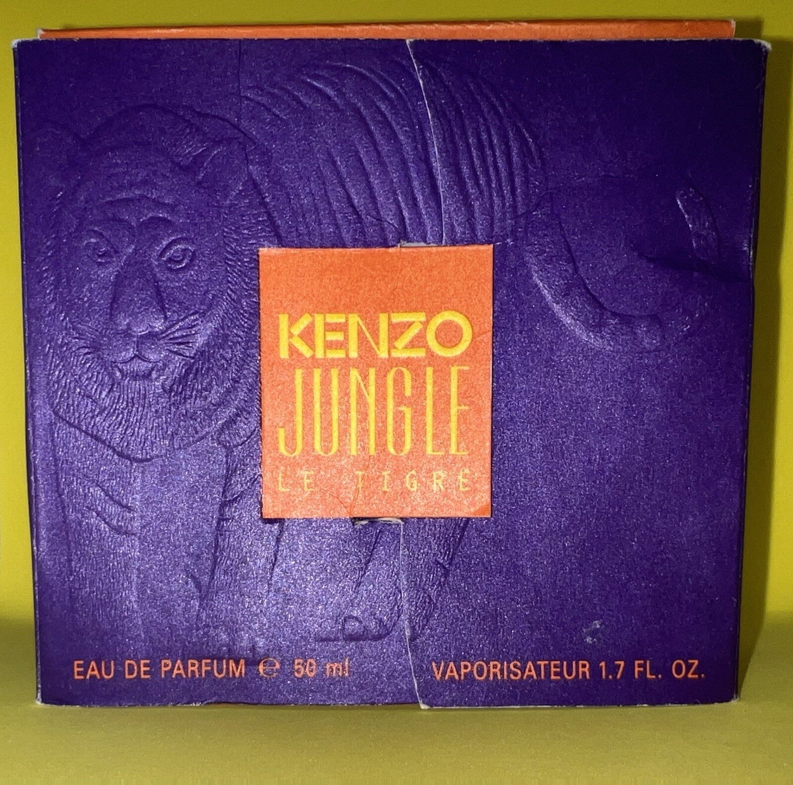 Kenzo Jungle Le Tigre EDP  1.7 oz / 50 ml Tiger Discontinued See Photos HTF1
