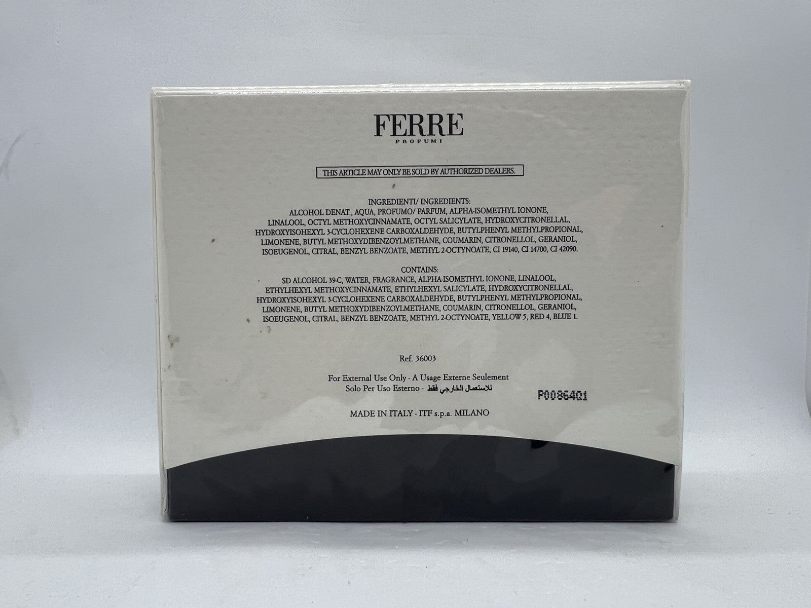 Ferre Edp By Gianfranco Ferre 100ml/3.4 oz  Vintage & Discontinued (SEALED)3