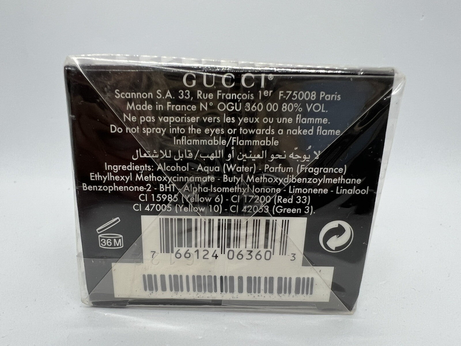 Gucci Pour Homme I Edt 1.7oz/50ml, Discontinued Rare Htf See Pics (Cello ON)4