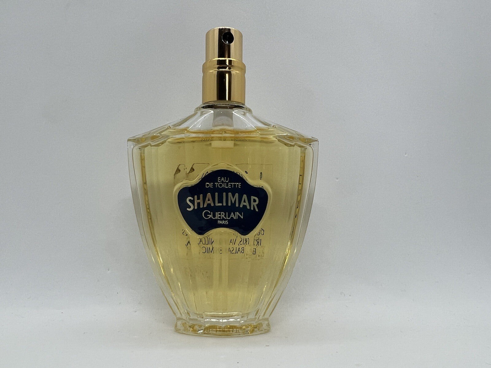 GUERLAIN SHALIMAR EDT 1.7OZ/50ML VINTAGE TESTER NO CAP NO BOX0