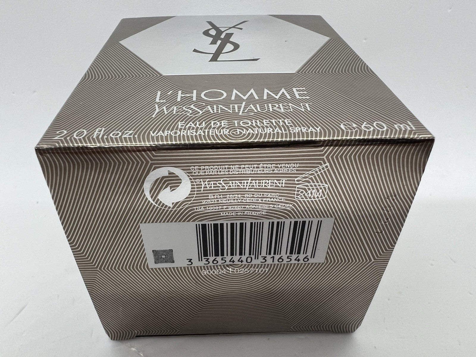 YSL L’HOMME EDT 60ML/2.0 OZ (2010 BATCH) SEE PHOTOS4