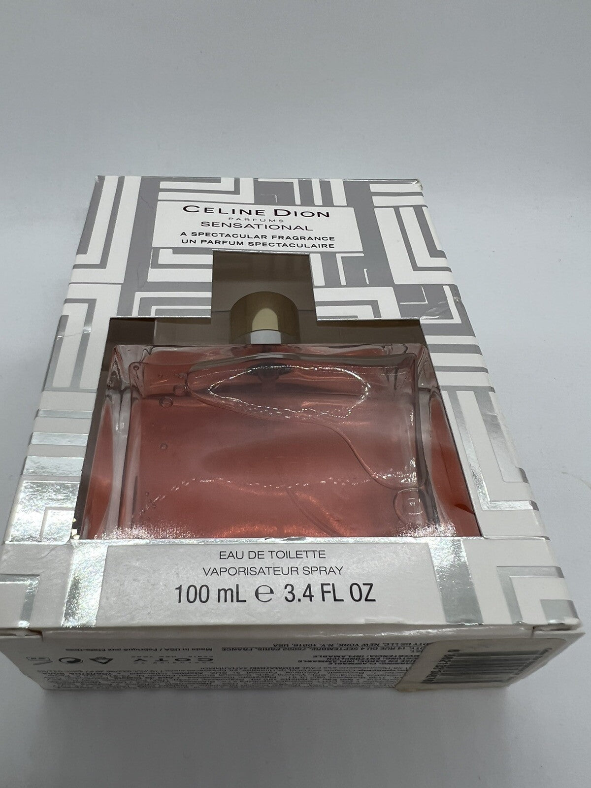 Sensational Edt by Celine Dion 3.4oz/100ml Open Box Discontinued2
