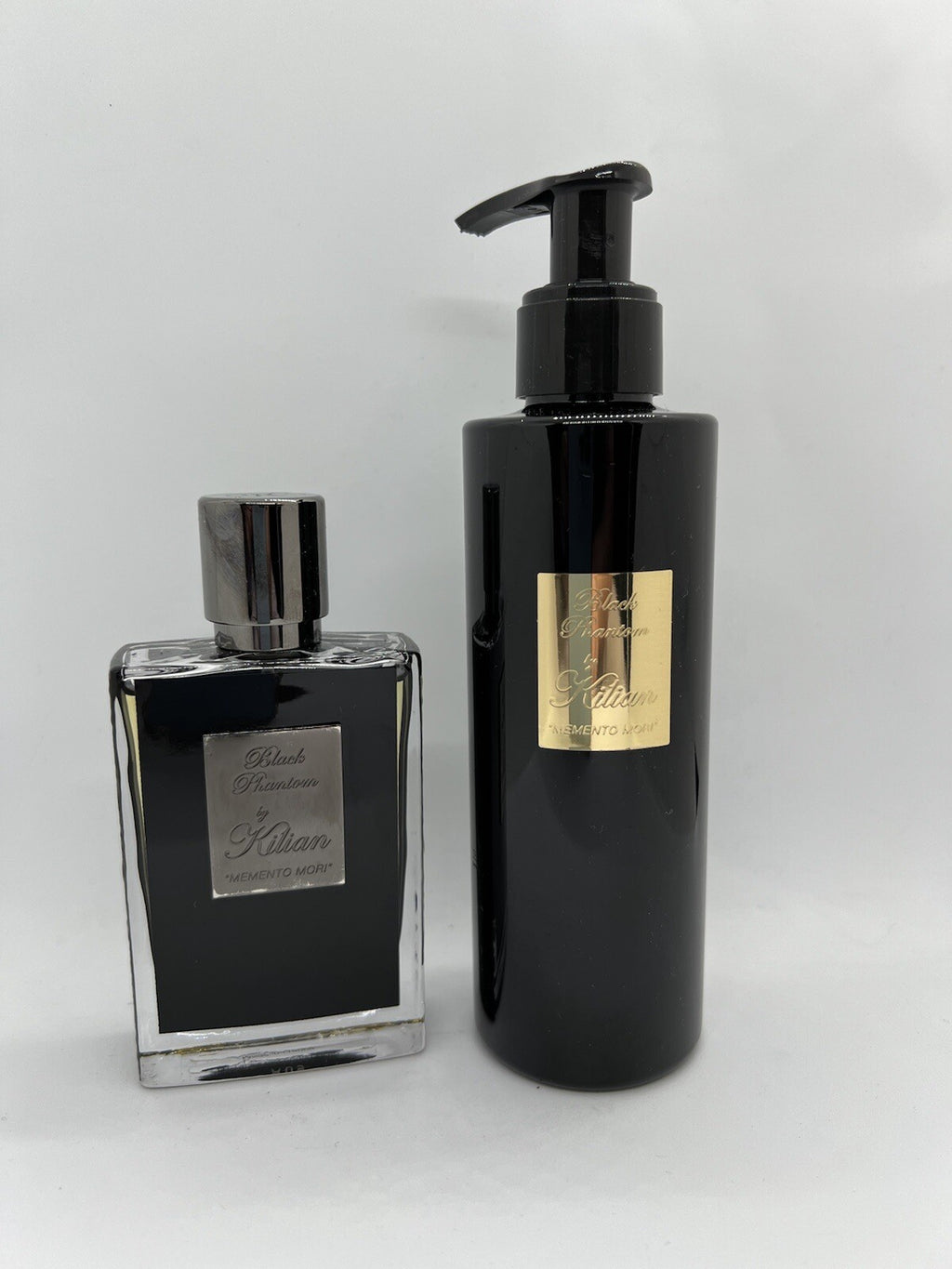 Black Phantom Memento Mori by Kilian 1.7 Oz/50ml Edp  Grey Cap+200ml Lotion2