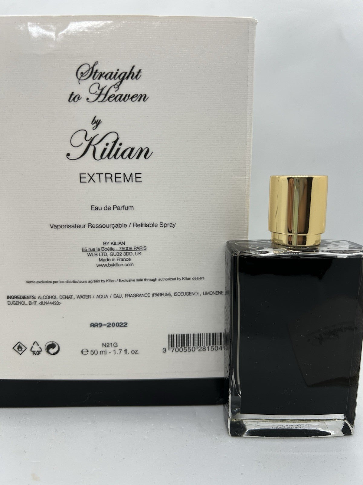 Kilian Straight To Heaven Extreme 50ml/1.7oz (Discontinued & Rare) See Photos2