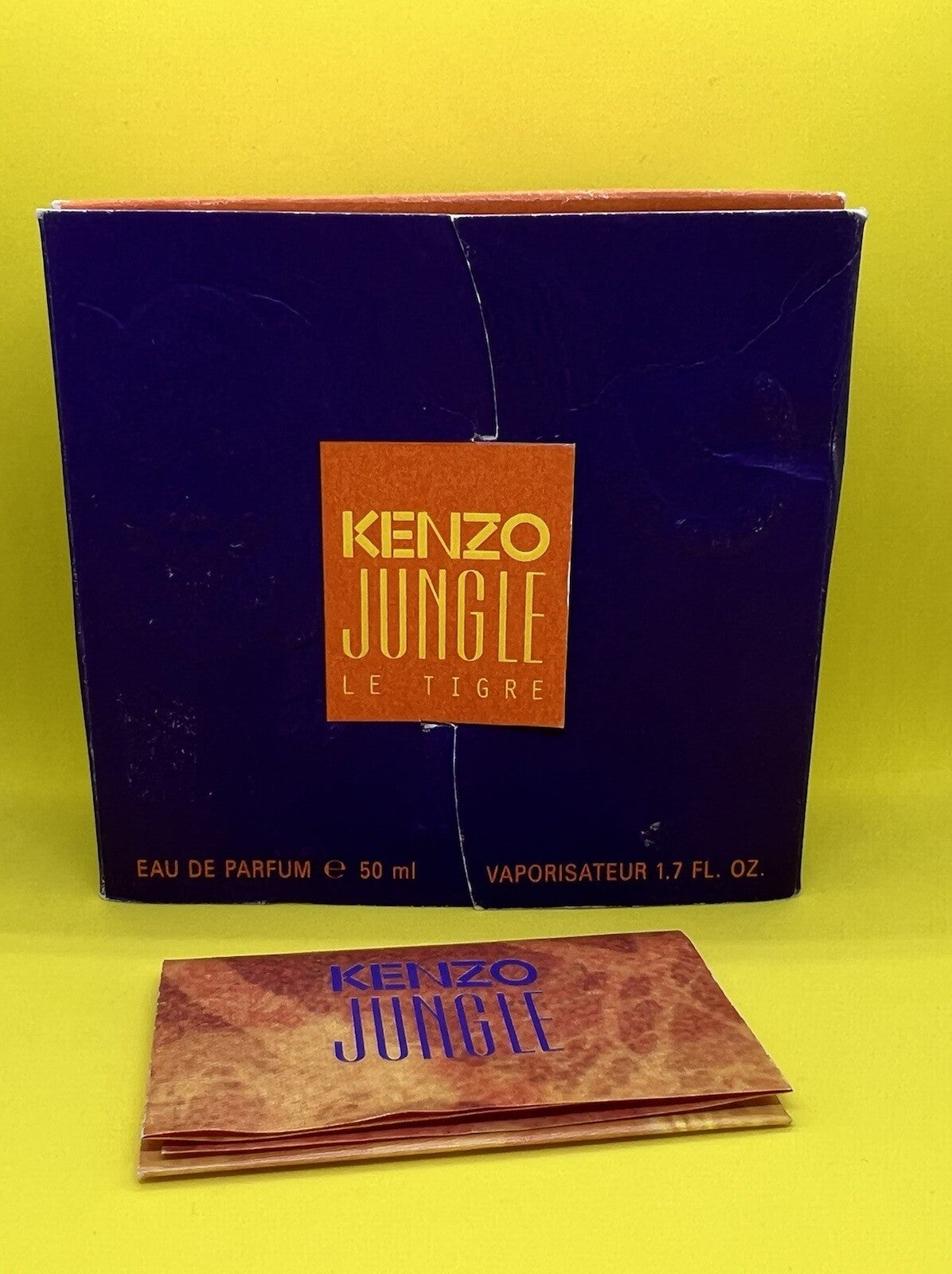 Kenzo Jungle Le Tigre EDP  1.7 oz / 50 ml Tiger Discontinued See Photos HTF4