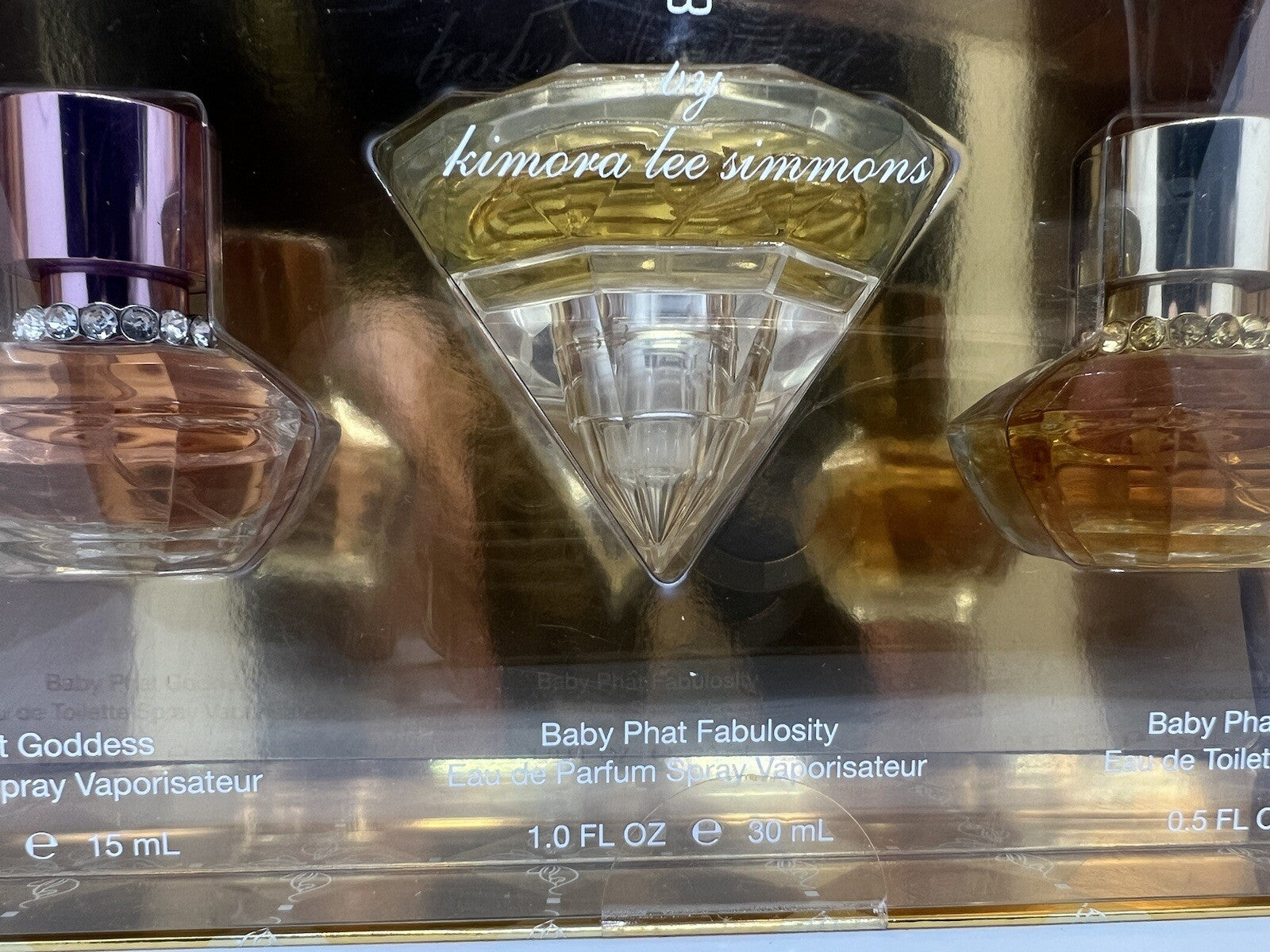 Baby Phat By Kimora Lee Simmons Gift Set (Goddess, Fabulously, Golden Goddess)3