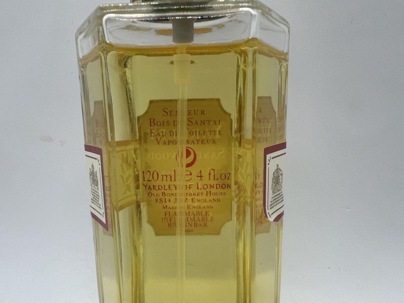 Yardley Sandalwood Edt 120ml/4 oz Rare HTF No box  Vintage see pics5