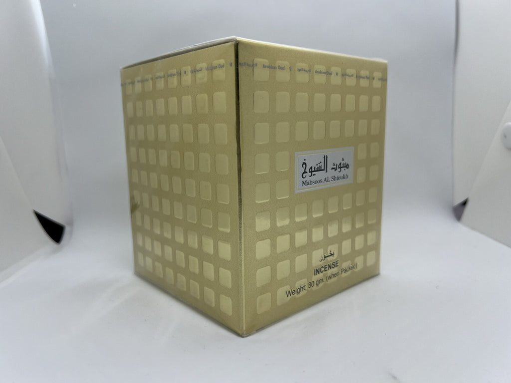Mabsoos Al Shioukh Incense (Bukhoor)  by Arabian Oud 80gram - Sealed0