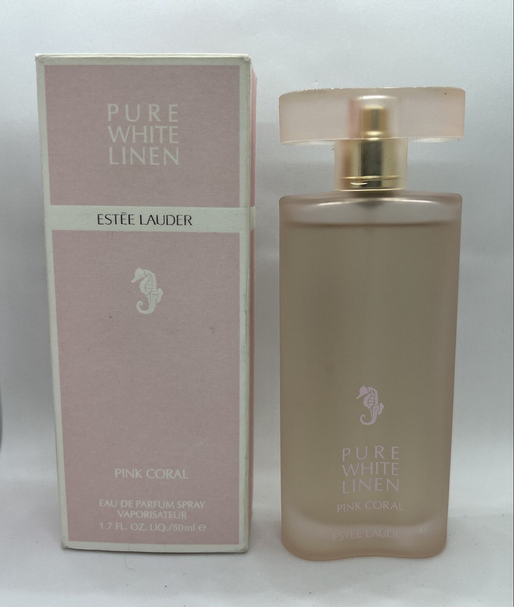 Pure White Linen Pink Coral Edp By Estee Lauder 1.7oz/50ml Discontinued Rare3