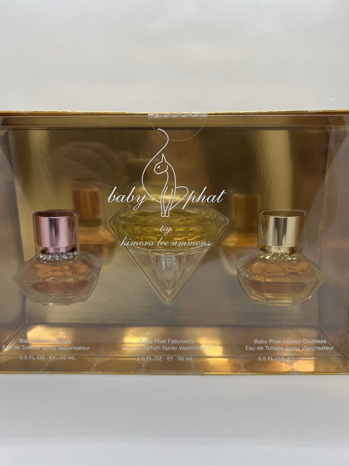 Baby Phat By Kimora Lee Simmons Gift Set (Goddess, Fabulously, Golden Goddess)8