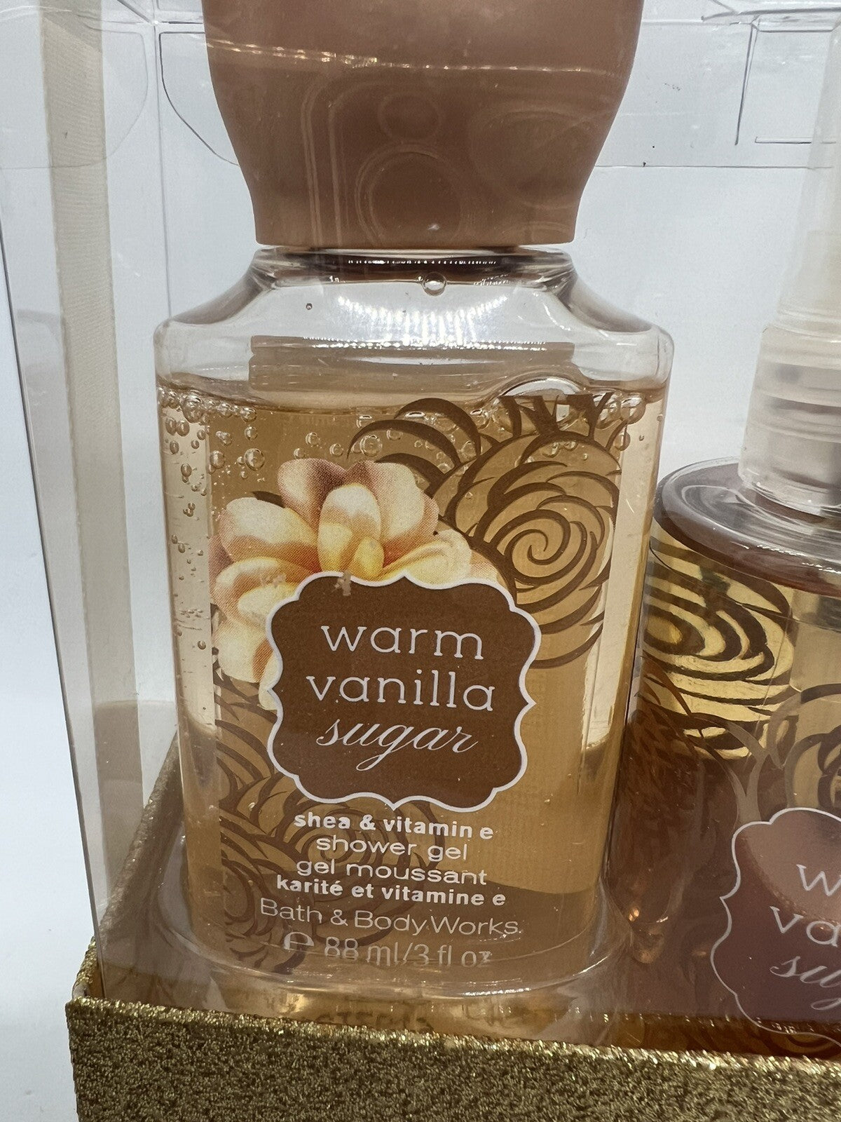 bath body works Warm Vanilla Sugar set (Body Lotion 88ml, Shower Gel 88ml, Mist)4