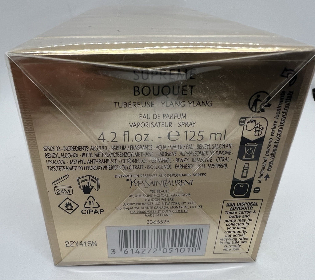 Yves Saint Laurent YSL Supreme Bouquet edp 125ml/4.2 Oz (SEALED)6