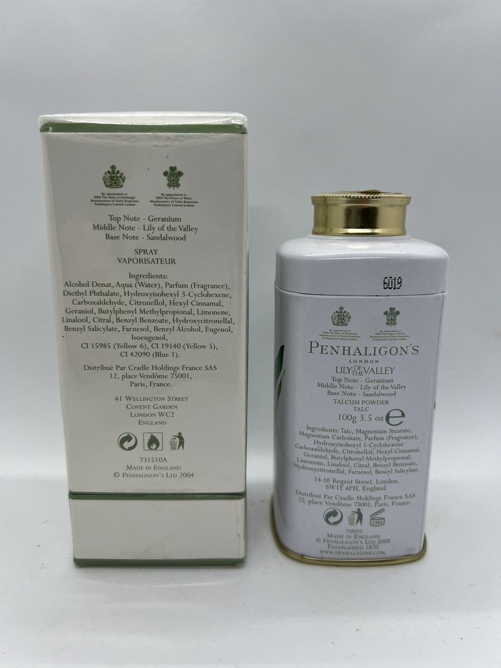 Penhaligon's Lily of the Valley Edt  3.3oz/100mL + Talcum Powder 100g (edt Open)7