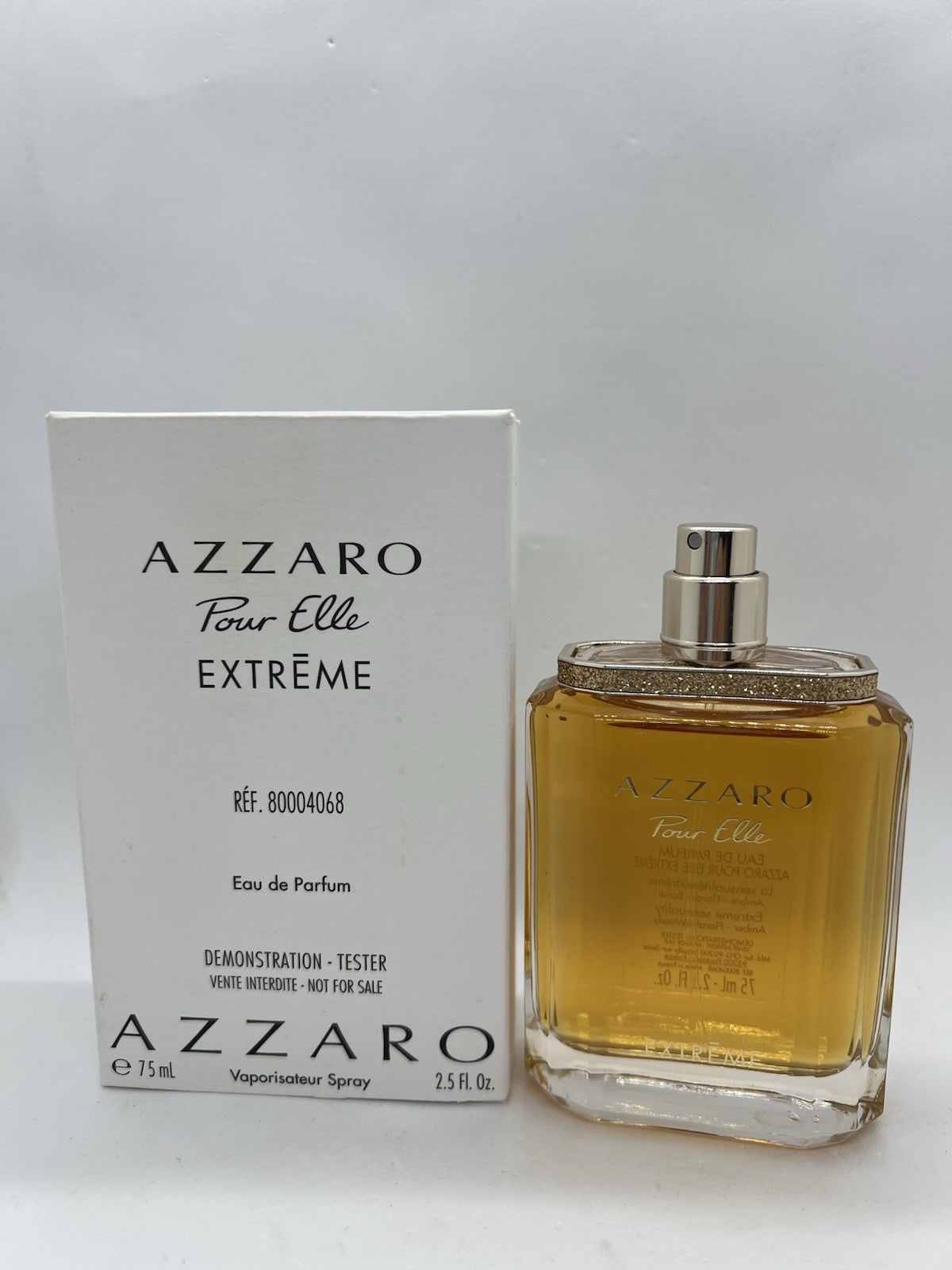 Azzaro Pour Elle Extreme edp 75ml/3.4 Oz , Tester Without Cap (Discontinued/HTF)0