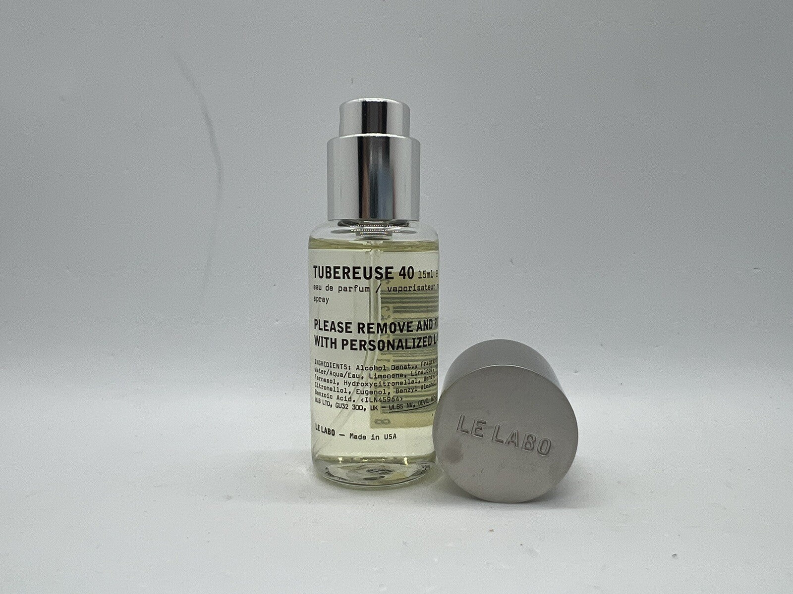 Le Labo Tubereuse 40 New York  0.5 Oz/ 15ml Tester No box See photos5