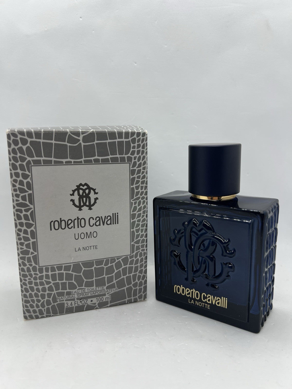 Roberto Cavalli Uomo La Notte edt  100ml/3.4 Oz DISCONTINUED1