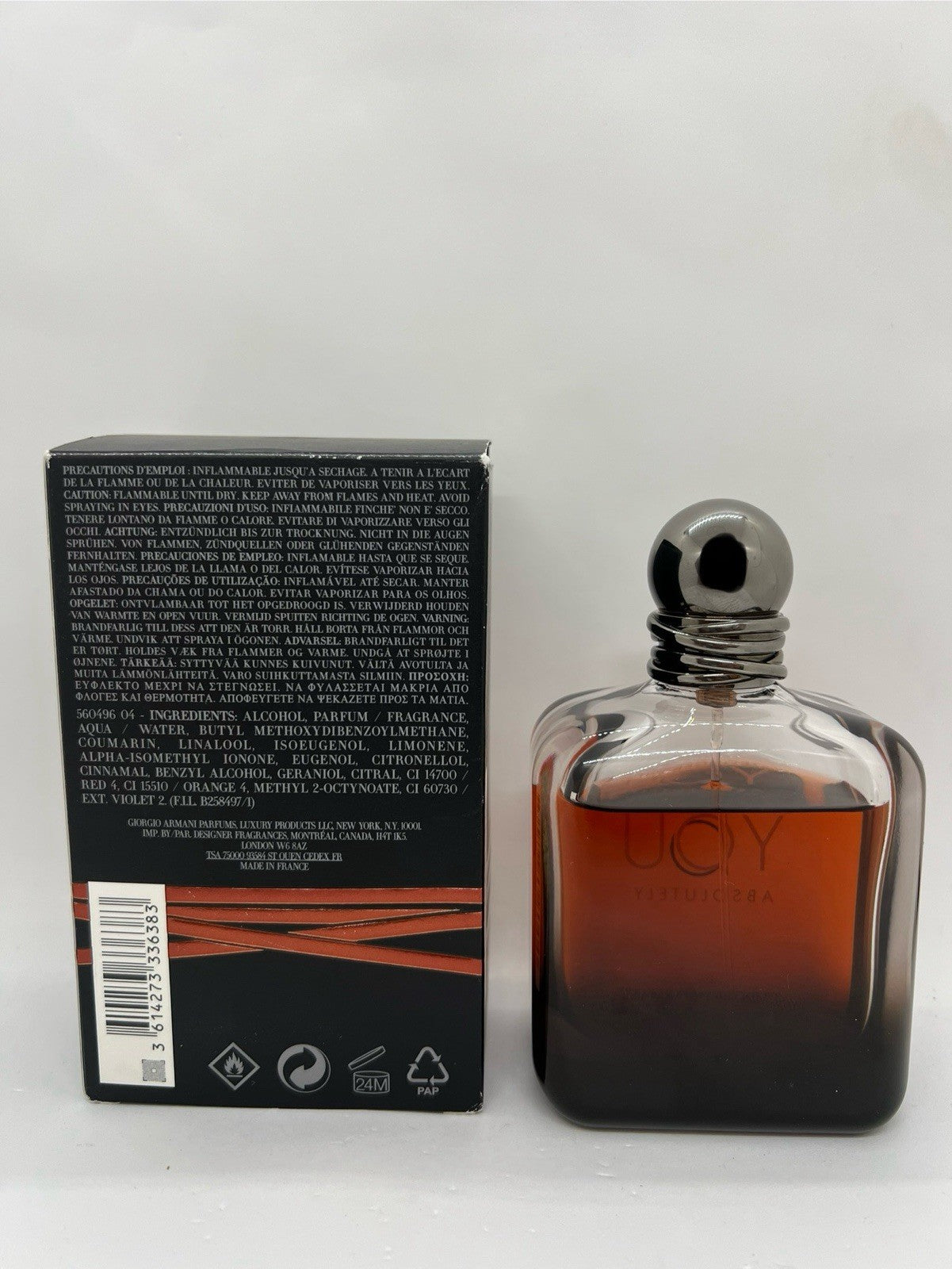 Stronger with You Absolutely Parfum Pour Homme By Giorgio Armani 100ml (See Pix)2